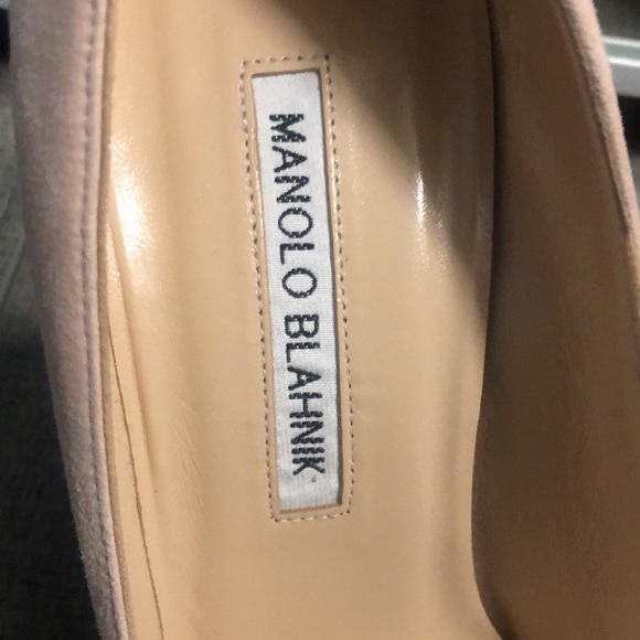 Manila blahnik Peach tan heels 💕💕 - Picture 4 of 12
